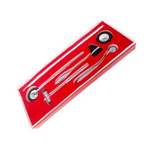 5 Pcs Orthopedic <b>Percussion</b> Reflex Taylor Buck Hammer Pinwheel Diagnostic Surgical Set Steel - Product Image 4