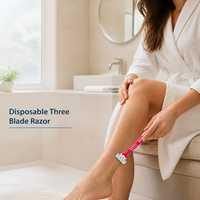 Rasoirs jetables PearlMax à 3 lames pour femmes, lot de 10, pour soins personnels, rasoir pour la maison, l'hôtel, le salon, vente en gros