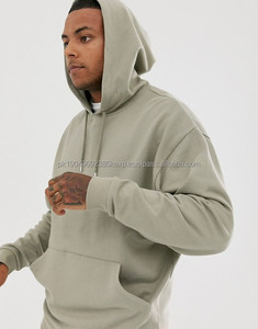 Sudadera con Capucha Extra Grande para Hombre, 100% Algodón, Lisa, Personalizable, al por Mayor, OEM - Product Image 3