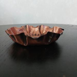 Handmade metal coasters Rustic drink coaster Vintage metal coaster Brass coaster Hammered metal coaster Copper coaster set - Product Image 4