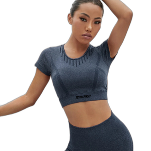 Chemises de fitness de haute qualité pour femmes respirantes et légères imprimées par le fabricant pakistanais - Product Image 4