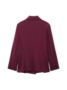 Commercio estero autunno nuovo stile europeo e americano Ankela rosso doppio petto giacca completo <span class=keywords><strong>pantaloni</strong></span> - Product Image 3