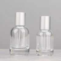 Bouteilles en verre de cylindre de parfum vides de luxe de 30ml 50ml 100ml bouteille de recharge de voyage de parfum avec des boîtes