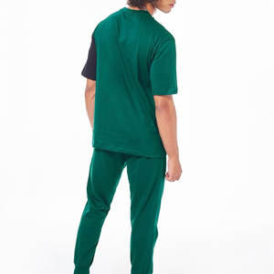 Logo personnalisé imprimé et couleur meilleur élégant hommes t-shirt et pantalon ensemble vente chaude coton respirant hommes t-shirt pantalon ensemble - Product Image 5