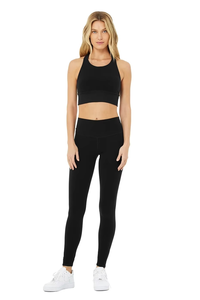 Ensemble de vêtements de yoga de haute qualité antibactériens personnalisés pour femmes, 2 pièces, avec leggings sans couture - Product Image 3