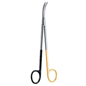 Tijeras para Vesícula Biliar Supercut Plus TC Thorek Feldman, Curvas y Planas, de Acero Inoxidable, Mango Dorado y Negro, Alta Calidad, Certificación CE - Product Image 6