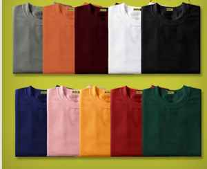 Vente en gros 100% coton T-shirts pour hommes de grande qualité 'Plain Election' T-Shirt en vrac 220 grammes poids du tissu fournisseur direct de l'Inde - Product Image 5