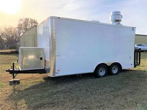 Remolque de Comida Pequeño de Fábrica, Kiosco Móvil de Aperitivos Estadounidenses, Camión de Comida Callejera con Cocina Completa, Remolque de Concesión, Remolque de Camión de Comida - Product Image 2