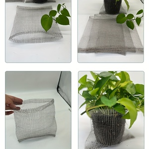 Bolsa Protectora <span class=keywords><strong>de</strong></span> <span class=keywords><strong>Malla</strong></span> Metálica <span class=keywords><strong>de</strong></span> Acero Inoxidable <span class=keywords><strong>para</strong></span> Jardinería y Agricultura, <span class=keywords><strong>para</strong></span> el Crecimiento <span class=keywords><strong>de</strong></span> Plantas, Protección <span class=keywords><strong>de</strong></span> Raíces, Flores y Césped, Anti-insectos y Anti-roedores - Product Image 2