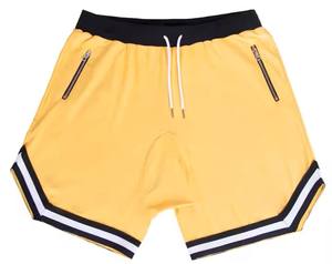 กางเกงขาสั้นตาข่ายสำหรับผู้ชายกางเกงบาสเก็ตบอลตาข่ายมีกระเป๋าแนวสตรีทฮิปฮอปใส่สบายล่าสุด - Product Image 2