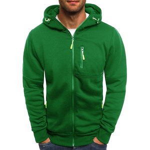 Meilleure vente personnalisation fermeture éclair sweats à capuche 100% coton polaire blanc uni tenue décontracté tissu doux taille confortable fermeture éclair sweats à capuche - Product Image 2
