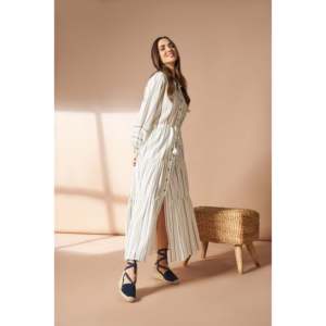 Sandali con zeppa Espadrille in tela Escala - Product Image 4