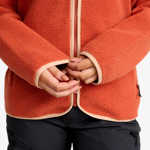 Premium Polar Fleece Custom Zip Up <b>Jumpers</b> Outerwear Fashion Winter Jackets for Women <b>Warm</b> Plain Stand Collar Jacket - Product Image 6