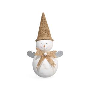 Venta al por mayor de muñeco de nieve de madera decoración navideña, mini decoración navideña para decoración interior - Product Image 1