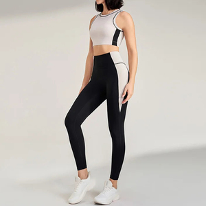 Ensemble de <span class=keywords><strong>yoga</strong></span> 2 pièces avec leggings taille haute pour femmes - Product Image 4