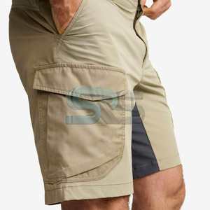 Qualité supérieure 100% coton hommes Cargo Shorts décontracté vêtements de sport de plein air Streetwear avec séchage rapide conception multi-poches - Product Image 2