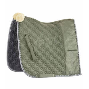 Almohadillas de sillín de caballo de doma estable Logotipo personalizado Almohadilla de sillín de estilo inglés ecuestre suave - Product Image 1