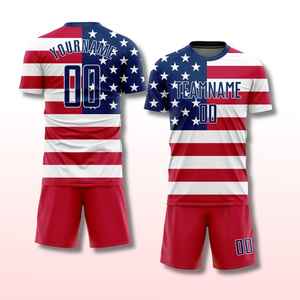 Uniformes de Fútbol Personalizados, Camisetas y Pantalones Cortos, Equipación de Fútbol con Impresión Digital, 100% Poliéster, Tallas Grandes - Product Image 6