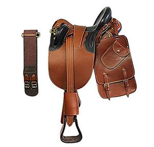 Selle de cheval de style western australien de haute qualité, marque Shyam, en cuir véritable, robuste, avec logo personnalisé pour l'équitation - Product Image 1