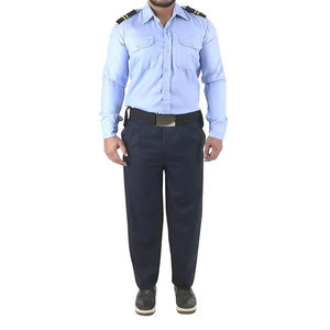 Chemise d'uniforme de sécurité personnalisée blanche respirante pour hommes, vêtements de travail, faible MOQ, approvisionnement direct usine avec plusieurs options de couleurs - Product Image 1