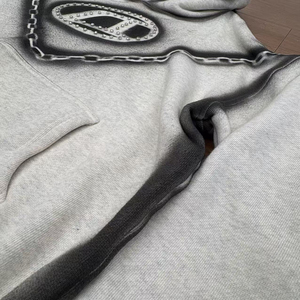 Ensemble de survêtement pour homme vintage délavé à l'acide, jogging délavé au soleil, logo brodé, pantalon évasé, survêtement DTG 100% coton - Product Image 2