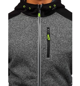 Nueva Llegada, Sudaderas con Cremallera para Hombre, Transpirables, de Secado Rápido, Mangas Largas, con Capucha, Resistentes al Viento e Impermeables, Logotipo Personalizado, Servicio OEM de Invierno - Product Image 3