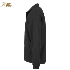 2024 OEM negro sólido al aire libre de moda al por mayor gran oferta de alta calidad de diseño personalizado hombres entrenadores chaquetas - Product Image 5