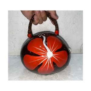 Nuevo diseño Bolsa de cáscara de coco Bolsos de coco a todo color hechos a mano Bolsas hechas a mano de cáscara de coco-Respetuoso con el medio ambiente - Product Image 6