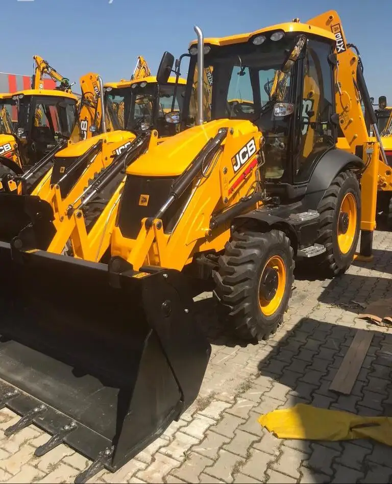 مستعملة JCB 3cx لودر حفار مع مرفق محمل أمامي و backheo بسعر رخيص