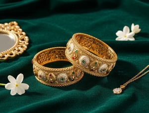 กำไลข้อมือดีไซน์หรูหราทันสมัยสำหรับสาวๆ ผลิตจากโรเดียมสีขาวคุณภาพพรีเมียม ให้ลุคสง่างามสำหรับการสวมใส่ในชีวิตประจำวัน - Product Image 2