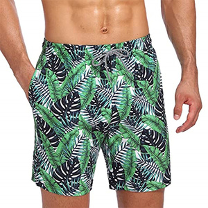 Short de plage d'été multicolore pour hommes maillot de bain de maternité décontracté imprimé de logo personnalisé vente en gros short de planche de surf livraison DDP - Product Image 4