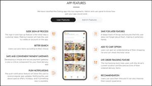 Aplicación de entrega de alimentos con función de seguimiento de entrega, desarrollo de aplicación móvil con Flutter, la mejor empresa de desarrollo de Software - Product Image 3