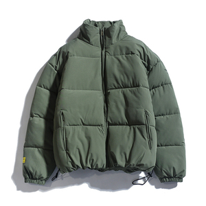 Vente en gros de blouson d'hiver en duvet pour hommes avec logo personnalisé blouson de bombardier personnalisé pour vêtements de fitness - Product Image 4