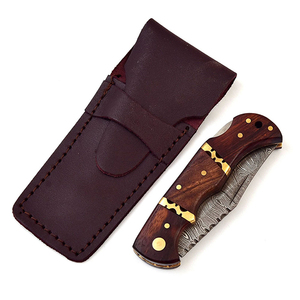 Best Design Handmade Damascus Steel Blade Folding Mushroom <b>Knife</b> With Bone Handle Mushroom <b>Knife</b> - Product Image 3