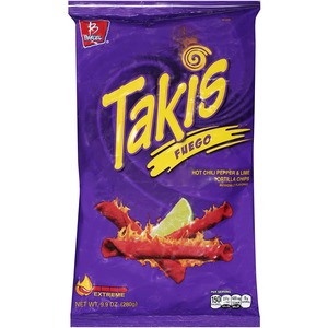ชิป Tortilla ม้วน takis-ฟูเอโก้พริกร้อนมะนาวและ takis Limited Edition พริกไทยร้อนสีฟ้า - Product Image 1