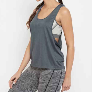 Camiseta Básica de Cuello Redondo 100% Algodón para Mujer, Camisetas sin Mangas Personalizadas para Mujer, Camisetas de Canalé Suaves para Mujer - Product Image 5