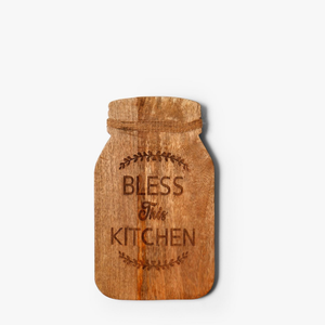 Tabla de cortar de madera con forma de botella, utensilios de cocina, utensilios de mesa, cocina casera, verduras, frutas, pizza, carne, queso, tabla de cortar - Product Image 1