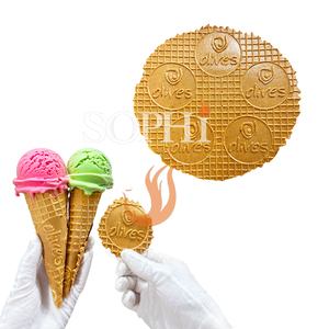 Macchina Commerciale <span class=keywords><strong>per</strong></span> Coni Gelato con Stampo Personalizzato, Stampo Inciso a CNC, Logo Personalizzato, Produttore di Coni Gelato Italiani - Product Image 4