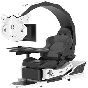 TOP DEAL Computadora Cabina Cápsula espacial Cabina para juegos Integrada con escritorio y silla - Product Image 2