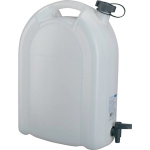Bidon d'eau en PE de 20 L avec robinet de vidange PRESSOL-H X W X D pour le stockage et l'utilisation en extérieur - Product Image 1