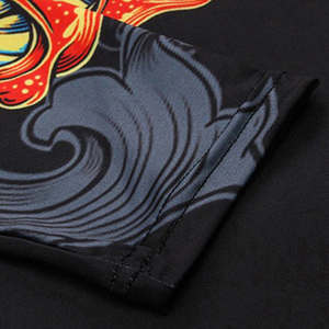 Compression Gym Chemises Surf À Manches Longues Logo Personnalisé UV BJJ Spandex Rashguard MMA Sublimé Mens Rash Guard - Product Image 3