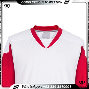 เครื่องแบบฮ็อกกี้พิมพ์ลายเสื้อเจอร์ซี่สีฮ็อกกี้ออกแบบได้ตามต้องการ - Product Image 3