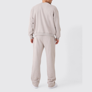 Unisex <b>Oversized</b> Acid Wash Tracksuit Set Casual Vintage 2 Piece Regular Fit <b>Joggers</b> Streetwear Soft 100% Polyester Breathable - Product Image 6