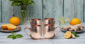 Hot Selling Moscow Mule <b>Copper</b> Mugs Solid <b>Copper</b> Hammered Metal Mug <b>Copper</b> <b>Cups</b> for Moscow Mule New Creative <b>Cup</b> - Product Image 2