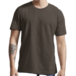 T-shirt Homme 100% Coton Teint en Fil, Dernière Conception, Qualité Supérieure, Coupe Classique, Logo Personnalisé, Meilleures Ventes, Faible MOQ, Qualité Export - Product Image 2