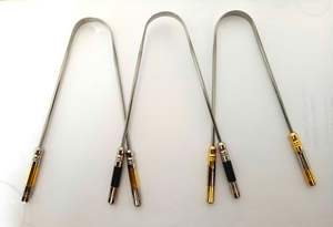 Haute qualité en acier inoxydable 304 Double face en forme de U dentaire langue nettoyant grattoir produit de soins d'hygiène buccale - Product Image 2