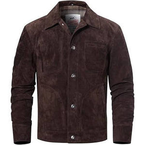<b>Mens</b> <b>Suede</b> Fringe <b>Jacket</b> - Product Image 1
