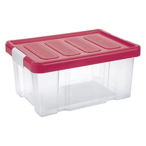 Contenitore (43Lt) con ruote <b>PUZZLE</b> BOX Ciliegia 8035636ACH - Product Image 1