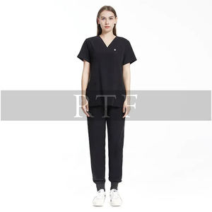 Uniformes médicos de diseño personalizado unisex, ropa de enfermera de hospital transpirable de talla grande XL, ropa deportiva Raw to Fine Fitness - Product Image 2