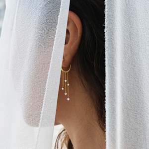 Diamant-Wasserfall-Ohrringe - Product Image 3